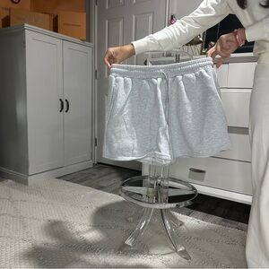 Gray Casual Shorts